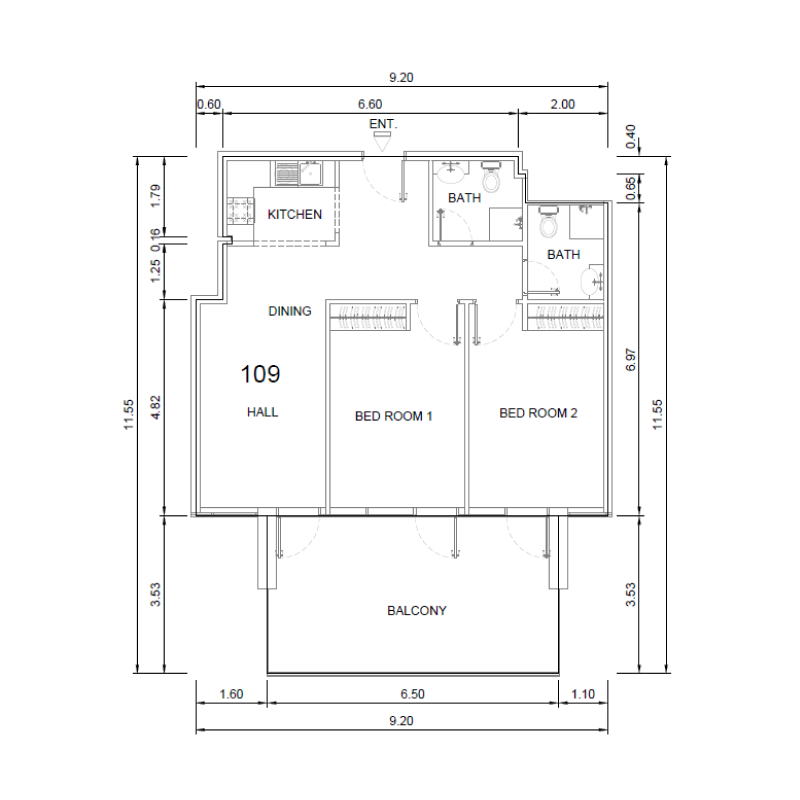 2 Bedroom
